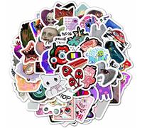 BulbaCraft 100 adesivi Weirdcore, strani adesivi per adulti, regali strani, decalcomanie psichedeliche, decalcomanie trippy, accessori strani, regali per donne e uomini
