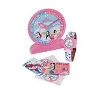 Bulbbotz Time Teacher - Set orologio e orologio analogico, Principesse Disney, Colore: RAL