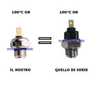 Bulbo radiatore interruttore ventola equivalente Honda 37760 MT2 003