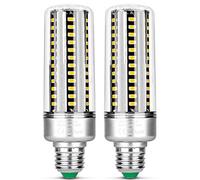 Bulbright 2 pezzi LED mais lampadina 25 W, attacco E27, 2700 K, luce bianca calda, lampadina LED per la casa, magazzino, giardino, 85 - 265 V, Warm White-2700k, E27, 25.00W 220.00V