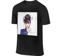 bulei Demi Lovato - Heart Attack Unisex 100% Cotton Short-Sleeve T-Shirts Black XXL