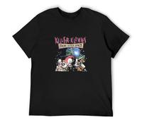 bulei Killer Klowns from Outer Space Movie Poster Its Crazy Clown Unisex 100% Cotton Short-Sleeve T-Shirts Black XXL