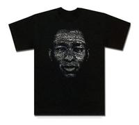 bulei Mos Def Lyrics Hip Hop Unisex 100% Cotton Short-Sleeve T-Shirts Black M