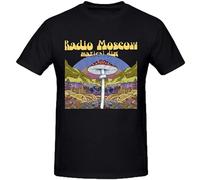 bulei Radio Moscow Magical Dirt Fun Unisex 100% Cotton Short-Sleeve T-Shirts Black M