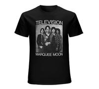 bulei Television Marquee Moon Band Cover Post Punk Unisex 100% Cotton Short-Sleeve T-Shirts Black XL