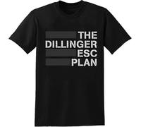 bulei The Dillinger Escape Plan Unisex 100% Cotton Short-Sleeve T-Shirts Black M