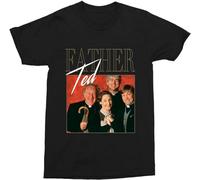 bulei Timelessteesuk Father Ted Retro Throwback Homage Unisex 100% Cotton Short-Sleeve T-Shirts Black XXL
