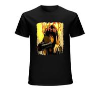 bulei Wasp,Blackie Lawless Unisex 100% Cotton Short-Sleeve T-Shirts Black L