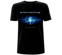 bulei Within Temptation Silent Force Unisex 100% Cotton Short-Sleeve T-Shirts Black XXL