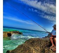 Bulevisiter 10 manicotti luminosi per pesca notturna in acqua salata, tubo fluorescente in PVC con luce al buio, copertura morbida da 9 cm per esche con gancio (sku)