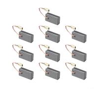 Bulevisiter 10 spazzole in carbonio di ricambio per motori smerigliatrice angolare, 5 x 10 x 17 mm, in carbonio e metallo, compatibili con GWS 1000/1100/1400, SG1250, PW5000C,