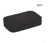 Bulevisiter 5 filtri dell'aria in schiuma per generatori GX160 168F 170F 188F 190F, compatibile con modelli di motori da 2-3KW 5-8 KW, elemento filtrante di ricambio nero per (unità 168F/170F)