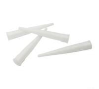 Bulevisiter 50 ugelli di ricambio per mastice e sigillante siliconico, confezione sfusa per tubi per calafataggio, diametro interno 0,5 cm, uscita colla 3 mm, lunghezza 10,2 cm (SKU)