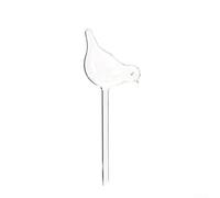 Bulevisiter Abbeveratoio automatico per piante, a forma di uccello, in vetro soffiato a mano, per interni ed esterni, sfera di irrigazione a lento rilascio, 23 cm
