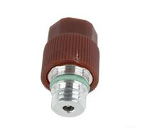 Bulevisiter Adattatore per porta R-134a per valvola di servizio A/C con nucleo valvola sostituibile, raccordo primario in alluminio compatibile con e