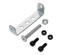 Bulevisiter Adattatore per portapacchi posteriore per conversione di portapacchi e portapacchi, staffa di montaggio in metallo compatibile con portabagagli per bici