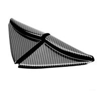 Bulevisiter Alloggiamento per altoparlante a colonna A in fibra di carbonio per Navara NP300 2016-2021, telaio triangolare interno, materiale ABS, 15 x 11,3 x 5 cm, compatibile con OEM