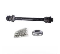 Bulevisiter Asse posteriore per mozzo Novatec da 135 mm, ricambio per mountain bike con cuscinetti a sfera, in acciaio cavo per asse bici compatibile con forcella posteriore larga 135 mm, (kit1)