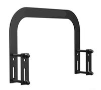 Bulevisiter Barra di fissaggio regolabile in metallo antiscivolo con portaoggetti da comodino per stabilizzazione del telaio del letto e prevenzione dei graffi