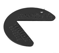 Bulevisiter Calibro a vite verde per viti metriche M1, per viti M24 e pollici da G1/8 a G1-3/8, dimensioni filettatura in materiale PP con design portatile a buco della serratura, compatibile con