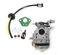 Bulevisiter Carburatore di ricambio con guarnizione e filtro carburante per decespugliatori da 52 cc, 49 cc, 43 cc, include innesco e valvole, compatibile con distanza tra i fori di montaggio da 31 mm
