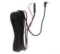 Bulevisiter Cavo di prolunga per telecamera posteriore DVR per auto, 9-9,2 m, 5 pin, 2,5 mm, per registratore di guida, compatibile con veicoli da 12 V, nero per + bianco