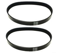 Bulevisiter Cinghia dentata in gomma per tosaerba Bosch Rotak 320, 7PJ451, cinghia dentata in gomma, larghezza 16 mm, circonferenza 451 mm (2 pezzi)
