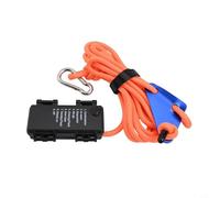 Bulevisiter Corda luminosa a LED per tende da campeggio, 300 cm luminosa con distanza tra le lampadine di 10 cm, IP66, impermeabile, per escursioni all'aperto, (colore arancione, 300 cm)