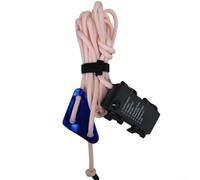 Bulevisiter Corda luminosa a LED per tende da campeggio, 300 cm luminosa con distanza tra le lampadine di 10 cm, IP66, impermeabile, per escursioni all'aperto, (rosa 300 cm)