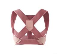 Bulevisiter Correttore posturale per donne e uomini, supporto invisibile per la schiena con spallacci regolabili, rete traspirante in nylon/spandex, 3 taglie (S/M/L), 2 colori (aggiornamento al rosa)