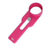 Bulevisiter Cucchiaio dosatore da cucina, con imbuto integrato, per integratori di proteine in polvere, farina, spezie, strumento multiuso (rosa)