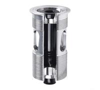 Bulevisiter Cuffia per bici per forcella da 28,6 mm, tappo superiore in lega di alluminio con nucleo di sollevamento, leggero e per una lunga durata per forcella anteriore (nero)