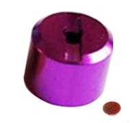Bulevisiter Dado a mezza luna per e per DAIWA Series Metal Drum Reel Parti di ricambio compatibile con mulinelli da pesca (viola)