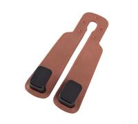 Bulevisiter Doppio gancio per sedile posteriore auto per organizzazione casa e giardino - TPE resistente + staffa in metallo, design pieghevole e sepolto, capacità 5-10 kg (marrone)