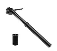 Bulevisiter Dropper Reggisella da 27,2 mm, idraulico a mano, in lega di alluminio, per mountain bike, con design sigillato antipioggia, antipolvere, struttura di blocco olio-gas, nero (27,2 x 350 mm)