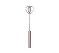 Bulevisiter - Frusta e miscelatore automatico in acciaio inox per uova, latte e panna, per una lunga durata da cucina per schiumare bevande al caffè, maionese, condimenti per insalata e (M)