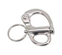 Bulevisiter Grillo a sgancio rapido in acciaio inossidabile per ancoraggi marini, gancio girevole resistente 316 con chiusura a scatto, compatibile con dimensioni 35 mm, 52 mm, 69 mm, 96 mm (35 mm)