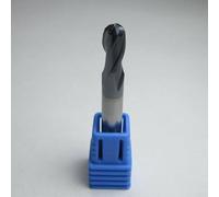 Bulevisiter Il diametro di taglio HRC45 della scanalatura 6mm del mulino 2 del naso della palla del carburo ha ricoperto di nitruro di alluminio per l'acciaio generale della lega d'acciaio muore