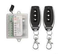 Bulevisiter Interruttore di controllo remoto per motore CC wireless, attuatore lineare 8 V 12 V 24 V 36 V RF 433 MHz controllo avanti/indietro con 2 telecomandi
