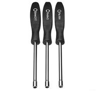 Bulevisiter Kit di 3 cacciaviti di regolazione del carburatore con doppia D, Pacman e teste scanalate a 21 denti compatibili con motori a 2 tempi compatibili con,