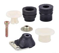 Bulevisiter Kit di montaggio buffer 1121 790 9901 per motosega 026 024/MS240 MS260 - Kit AV completo con tamponi anulari, tampone serbatoio, viti e tappo