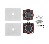 Bulevisiter Kit di ricostruzione per pompe ad aria per HP-80-0110 / per HP-80-0117, include 2 diaframmi, 2 filtri e hardware, compatibile con CS103EL AS500 AA500 DF-50 Hoot per modelli Troy