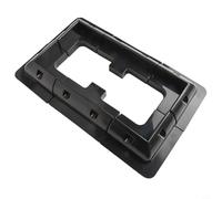 Bulevisiter Kit di staffe di montaggio regolabili per pannello solare per camper, roulotte, barca, staffe angolari in ABS resistenti alle intemperie, confezione da 6, non richiede trapano, (nero)