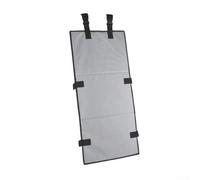 Bulevisiter Letto a castello per bambini, dispositivo anti-arrampicata, copertura di sicurezza per scala del letto a castello, tessuto Oxford con PVC, 79 x 38 cm, grigio/nero, compatibile con letti a