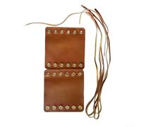 Bulevisiter Manicotto per manubrio vintage per manubrio retrò, impugnature regolabili in pelle PU compatibile con scooter e moto elettriche, marrone, coppia da 12 cm