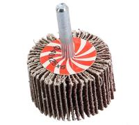 Bulevisiter Mola a lamelle per metalli e materiali non metallici, disco abrasivo con gambo da 6 mm con panno smeriglio, diametro 80/60/50/40/30/25/20/16 mm per trapani e (40 mm)