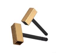 Bulevisiter Mola per smerigliatrice angolare, confezione da 2 pezzi, strumento per affilare e rimodellare dischi abrasivi, sbavature e detriti, marrone e nero