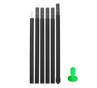 Bulevisiter Pali in fibra di carbonio per tenda da campeggio, tenda da campeggio, regolabile, leggera ad alta resistenza, 4-7 sezioni con parte superiore a colonnare (1,7 metri)