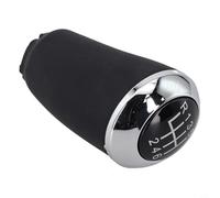 Bulevisiter Pomello del cambio per 3 BL 5 per CR CW 6 II GH CX-7 ER per MX-5 III - 5/6 velocità in pelle nera con nucleo in ABS, per una lunga durata in pelle PU comoda impugnatura manuale (6 velocità