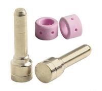 Bulevisiter Punta per elettrodo al plasma da 0,96 mm per PCM-500i, PT-31XL, kit consumabile con coppa di protezione per anello, corrente di taglio 30 A, 50 pezzi (SKU)